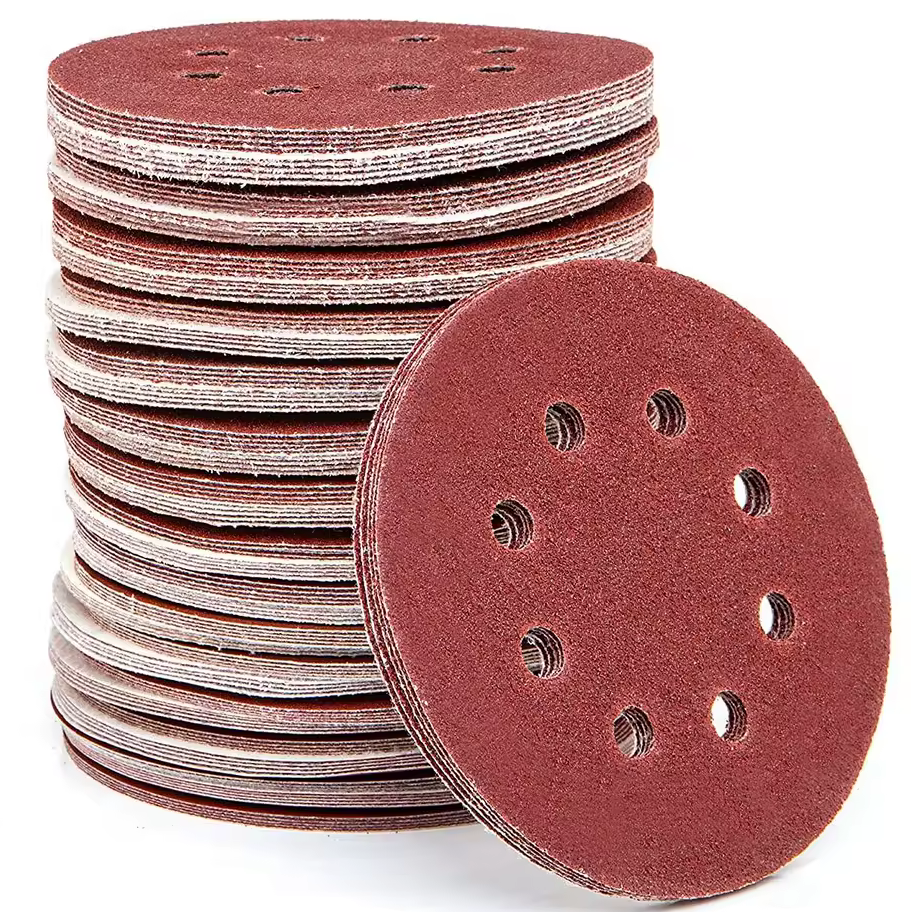 8-Hole 5-Inch Sanding Discs for Orbital Sanders
