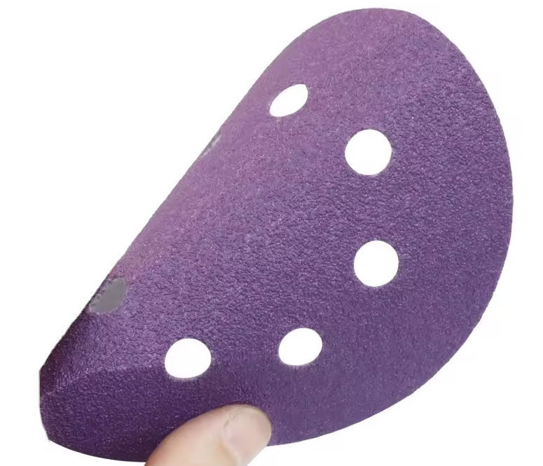 125mm 6 Holes Ceramic Purple Abrasive Disc