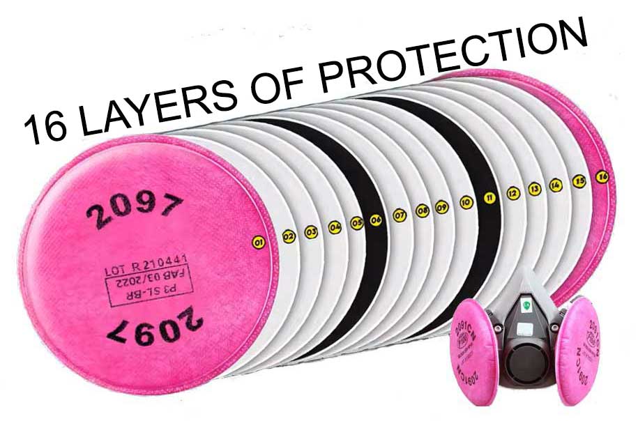 NIOSH P100 Particulate Filter